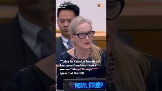 Meryl Streeps powerful speech at the UN  Unveiled Tribune news [upl. by Barncard888]