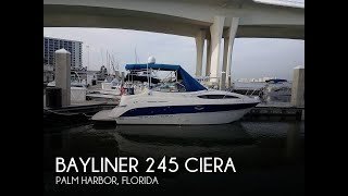 SOLD Used 2007 Bayliner 245 Ciera in Palm Harbor Florida [upl. by Acireed]