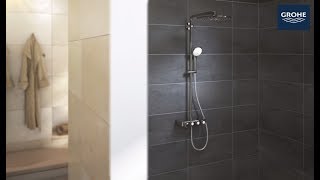 How to install the GROHE Euphoria SmartControl 310 ShowerSystem [upl. by Hammond]