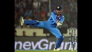 Dhoni equals Sangakkara’s record in ODIs [upl. by Lillis]