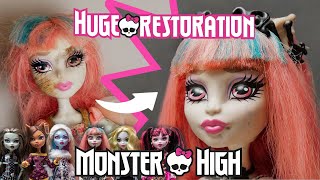 Monster High G1 Dolls Makeover Transformations  Restoring Series 100 Secondhand Dolls 2 [upl. by Meensat325]