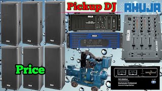 Ahuja DJ setup amp 6 Top amp 2 Amplifier amp 1 Mixer  ahuja price djset dj newvideo 2024 djsetup [upl. by Ramsa]