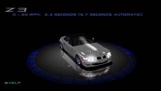 Need For Speed High Stakes BMW Z3 Showroom [upl. by Birdella190]