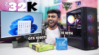 30000rs Super Intel PC Build 🤩 Hard Gaming amp Editing live Test Intel i5 10th  GTX 1050ti ⚡️ [upl. by Katey]