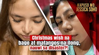 Christmas wish na bago at matangos na ilong nauwi sa disaster  Kapuso Mo Jessica Soho [upl. by Aicenat936]