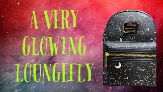 A look at  Loungefly Disney Mickey Constellation Glow In The Dark Backpack [upl. by Leyameg]