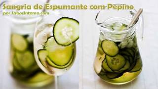 Sangria de Espumante com Pepino [upl. by Srevart]