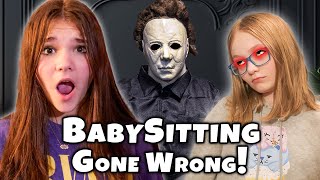 Babysitting Gone Wrong wCarlaylee and Michael Myers SKIT [upl. by Yecram682]