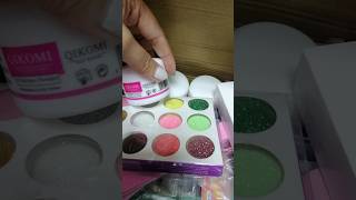 Acrylic nail kit from Temu for beginners [upl. by Okimat]