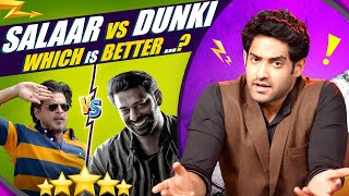 DUNKI VS SALAAR MOVIE REVIEW  BOTH BAD [upl. by Hartzel]