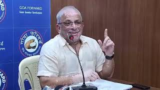 PRESS CONFERENCE OF GOA FORWARD ON GOA UNIVERSITY [upl. by Esyahc]