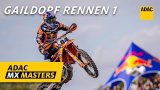 ADAC MX Masters Gaildorf  Rennen 1  ADAC Motorsports [upl. by Bourne]