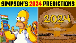 The Simpsons Predicted WHAT about India in 2024 [upl. by Alvira]