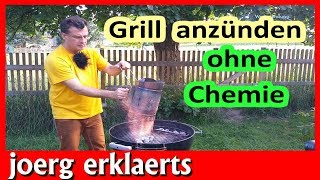 Kommt der beste Anzündkamin von Rösle  Grill anzünden natürlich ohne Chemie Tutorial Nr183 [upl. by Eeloj]