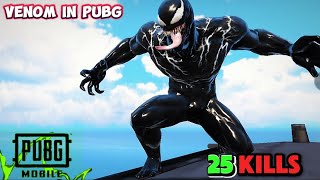 Venom Theme  Pubg gameplay 25 kills 👑 [upl. by Artiek]