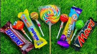 Candy Lollipops and Sweets 🍫🍭 Yummy Rainbow Lollipops Unpacking  ASMR  Satisfying Twix Video 🍬🍡 [upl. by Assirrec802]