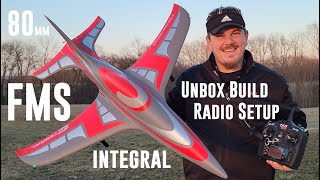 FMS  Integral  80mm  Unbox Build amp Radio Setup [upl. by Ianaj]