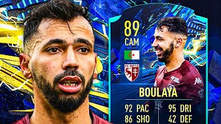 THE ALGERIAN 5⭐SKILLERS 🤩 89 TOTS MOMENTS BOULAYA PLAYER REVIEW  FIFA 21 Ultimate Team [upl. by Maryn281]