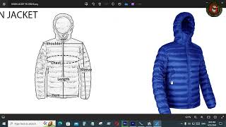 down jacket hood making bangla tutorial [upl. by Aicak]