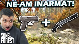 NEAM INARMAT CU PISTOL SI SHOTGUN in Sons Of the Forest [upl. by Chiquia8]