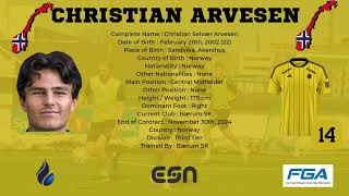 Christian Arvesen [upl. by Rod]