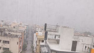 Live barish Chennai mein🌧️⛈️☔ [upl. by Endaira]