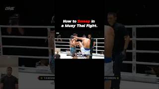 How to SWEEP in a Muay Thai Fight Jesus muaythai muaythaifighter thaiboxing [upl. by Philomena763]