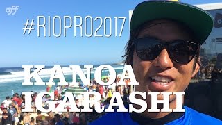 Kanoa Igarashi  Round 3  RioPro2017  Circuito Mundial de Surfe  Saquarema  Canal Off [upl. by Lionel181]