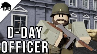 RETURN TO DDAY  Roblox D Day Gameplay  Officer Gamepass [upl. by Pilif]