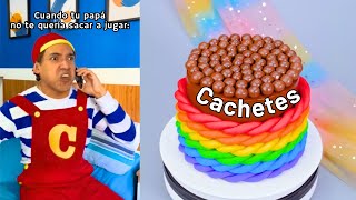 1 hora de los MEJORES Tiktoks de Rubén Tuesta y CACHETES 🤣😂  Storytime con pastel Parte 29 [upl. by Marlon]