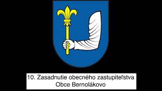 10 Zasadnutie obecného zastupiteľstva obce Bernolákovo [upl. by Leuqram]