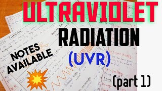 ULTRAVIOLET RADIATION UVR  part 13 Electrotherapy High pressure mercury vapour lamp 📚 [upl. by Ayaj]