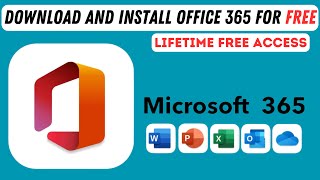 Download and install Original Microsoft Office 365 for Free  Lifetime Free Access 2024 Method [upl. by Hadley]