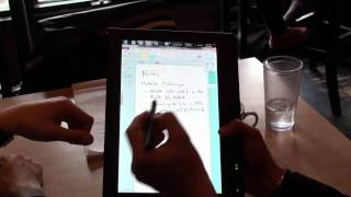 Lenovo Tablet and Microsoft OneNote [upl. by Kadner]