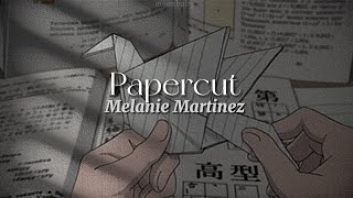 Papercut lyrics  Melanie Martinez [upl. by Onid]