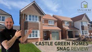 Castle Green Homes  4 bedroom newbuild snagging review by Snagsure [upl. by Atikcir]