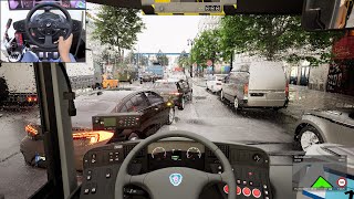 The Bus  Early access gameplay  Dynamic weather  Thrustmaster T300RS [upl. by Krauss]