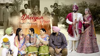 Dheeyan  Ramandeep Kaur  Bhullar Photography Ladda  Song Rajvir Jawandha  New Punjabi Song 2023 [upl. by Ahsinnod]