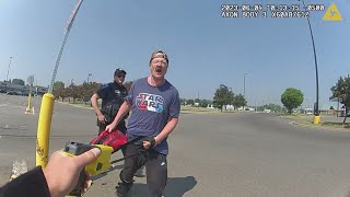 Man Tells Police to Taze Him They Do [upl. by Doig654]