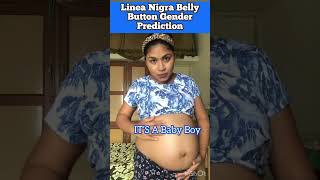 Linea Nigra Belly Button Gender Prediction Baby Boy Belly Shape🤰shortsvideo [upl. by Novak]