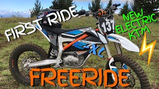 First Ride Impressions  Electric KTM Freeride EXC [upl. by Ynnot481]