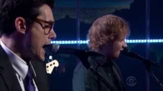 Ed Sheeran  John Mayer  Dont Late Late Show 2015 [upl. by Livingston801]