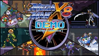 MegaMan X8 Demake  Full Playthrough All Upgrades [upl. by Lustick478]