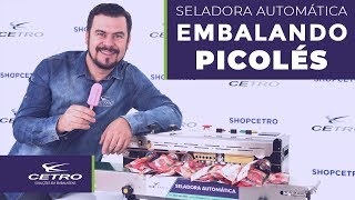 Embalando picolés  Seladora Automática Contínua SA1000W [upl. by Lellih593]