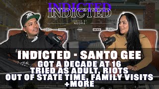 Indicted  Santo Gee  Got a Decade at 16 Tried as Adult Riots Out of State Time Family Visits [upl. by Diann]