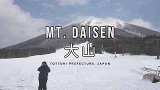 SNOWBOARDING in Mt Daisen in Tottori JP [upl. by Celin]