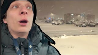 Vlog Experiencing My First Snowfall As A Floridian [upl. by Esinahs]