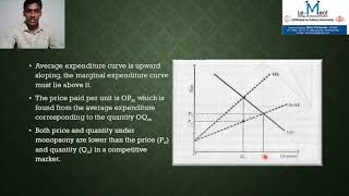 Monopsony and Bilateral Monopoly  Micro Economics II [upl. by Herwick]