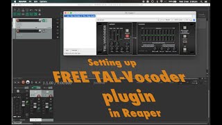 Setting up FREE TALVocoder plugin in Reaper [upl. by Xavier]