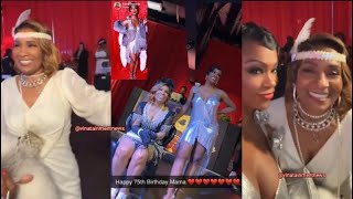 quotWheres Toddquot Kandi Burruss Throws Mama Joyce An Epic Harlem Nights Theme Birthday Party [upl. by Enilram]